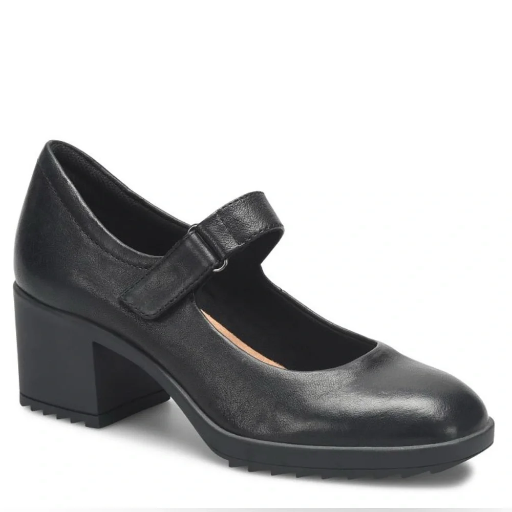 Comfortiva‎ Hayes Mary Jane Pump, Black Leather, size 7.5 - Picture 2 of 8